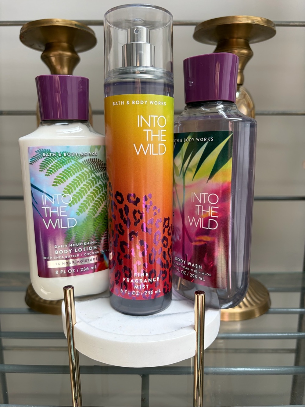 Bath & Body Works Into The Wild Fragrance Mist, Lotion and Body Wash NWT